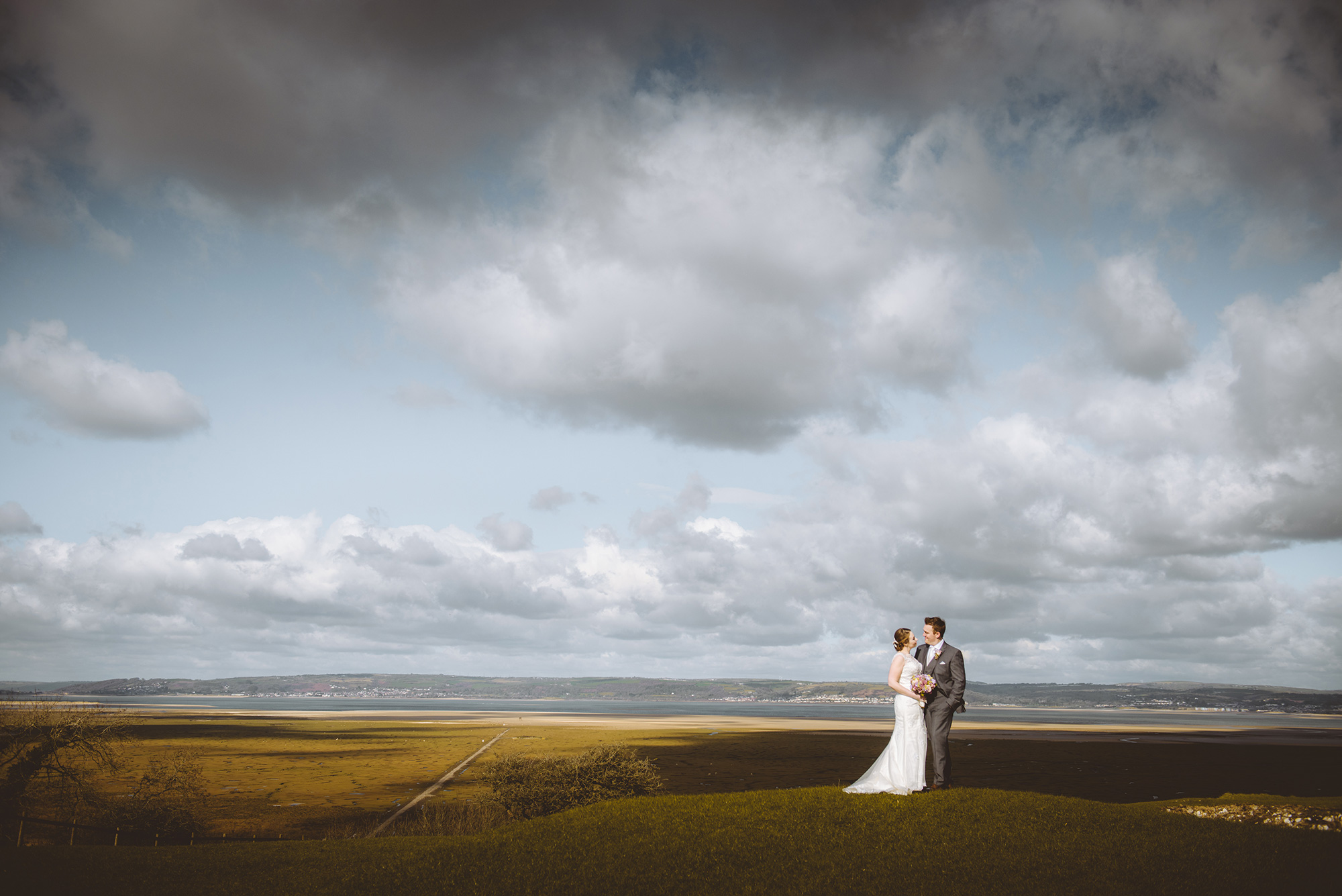 Wedding photography at Weobley Castle by Gareth Jones Photography