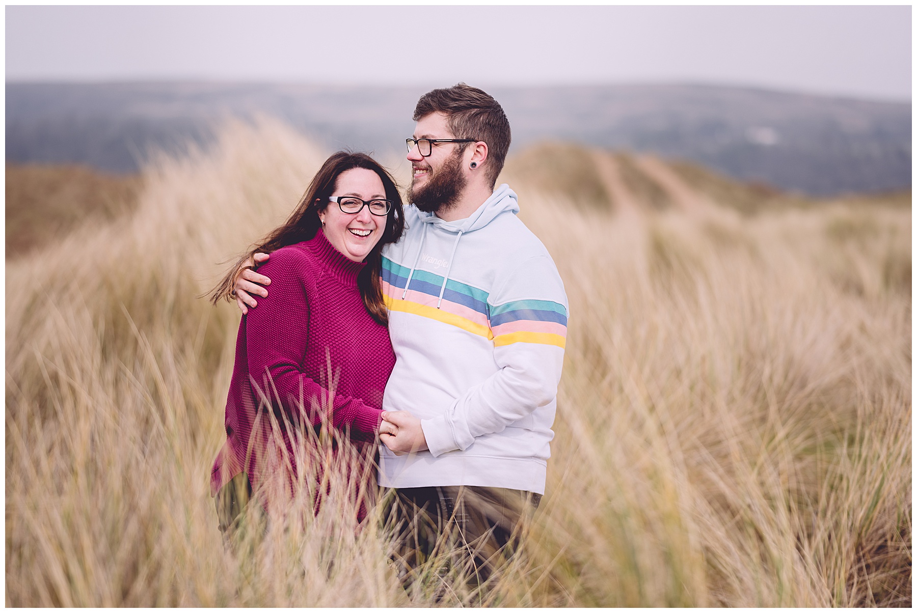Oxwich Bay Engagement Photos