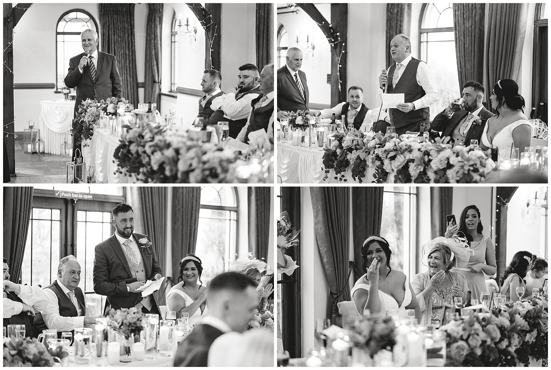 Speeches at King Arthur Hotel Wedding