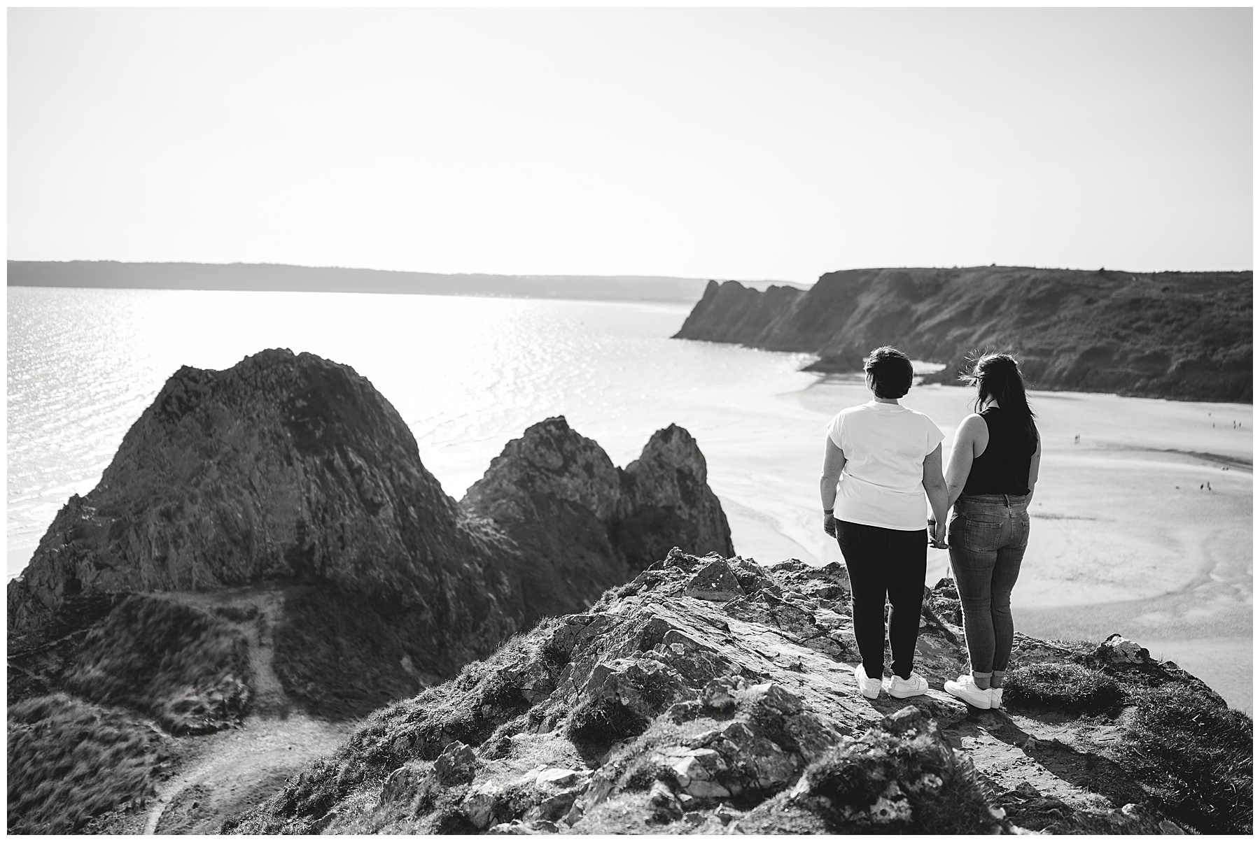 Engagement Photos at Three Cliffs Bay