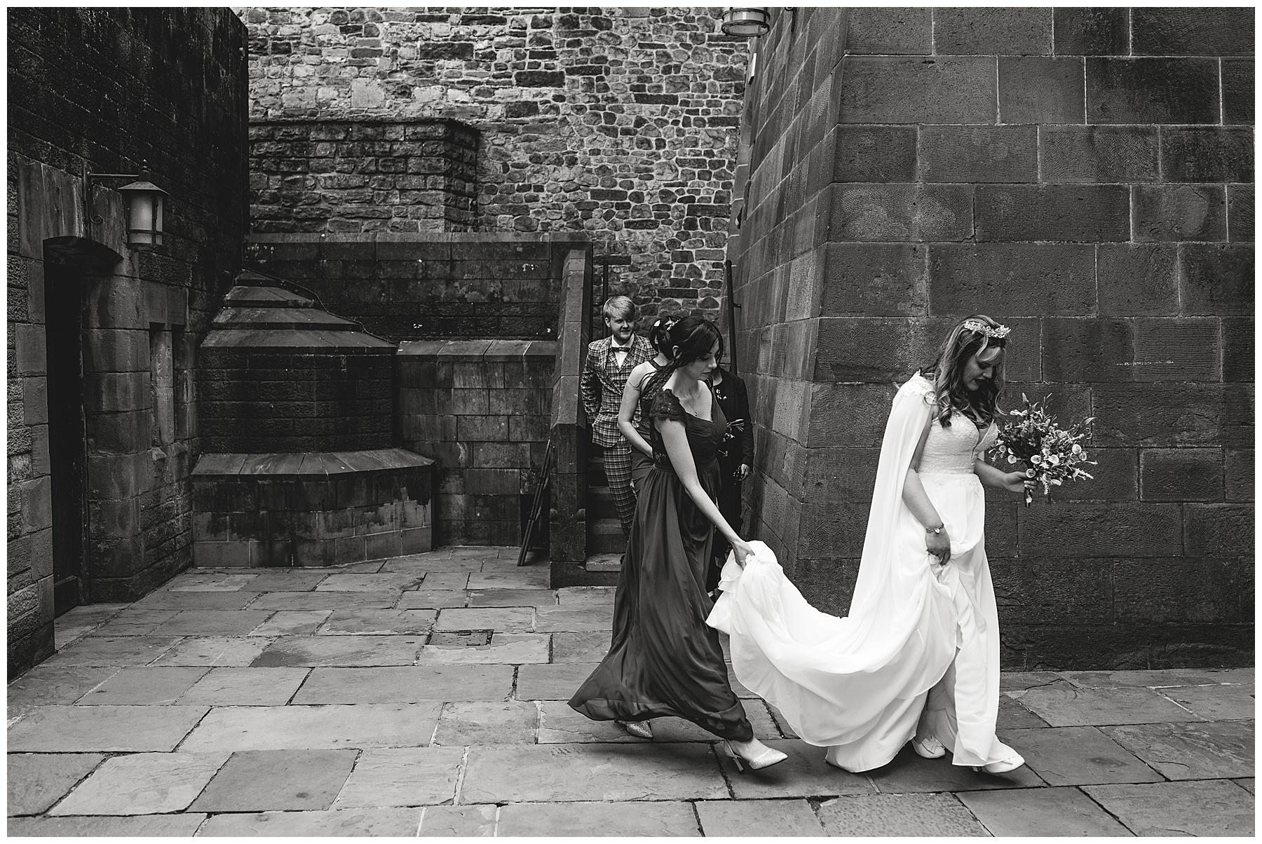 Bride at Undercroft Cardiff Castle