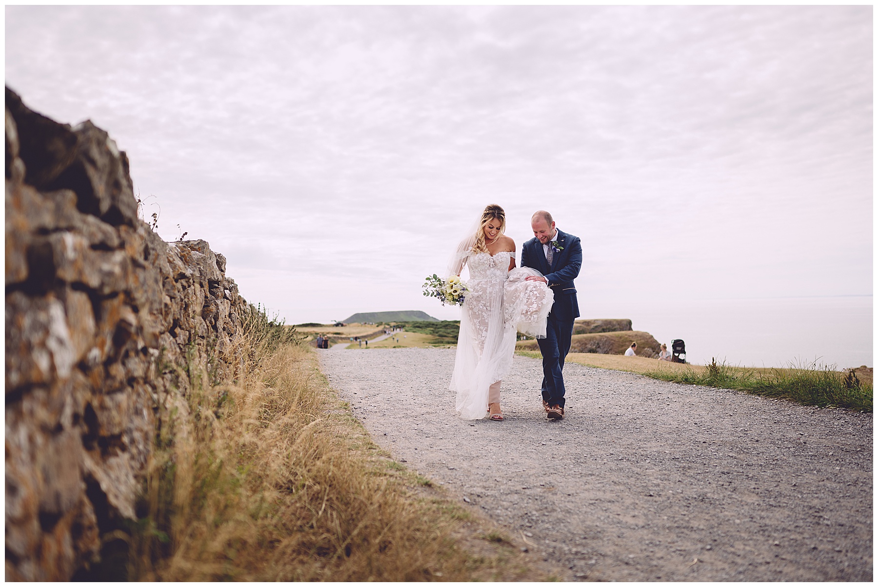 Wedding Photos at Rhossili Bay