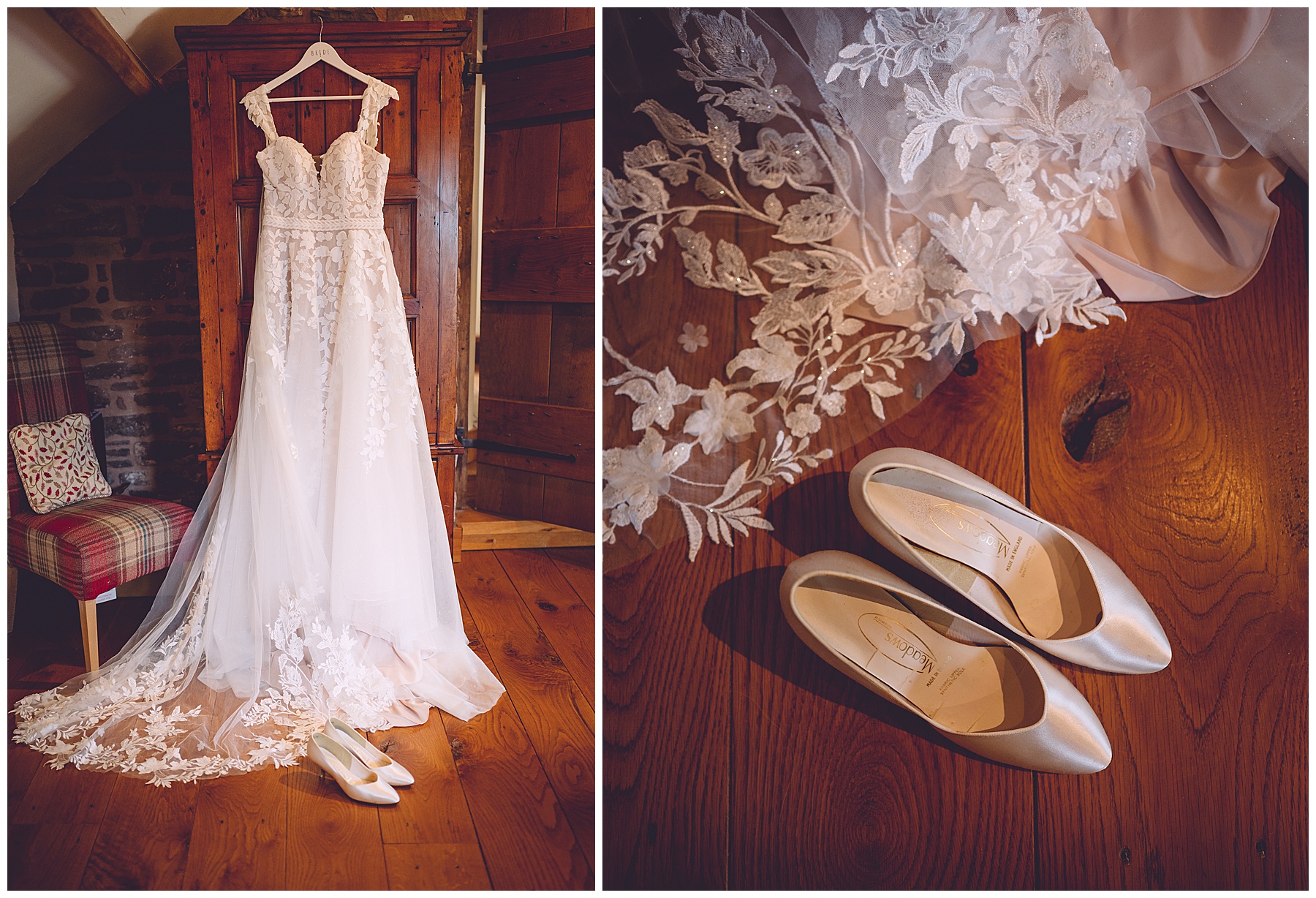 Wedding Dress & Wedding Shoes