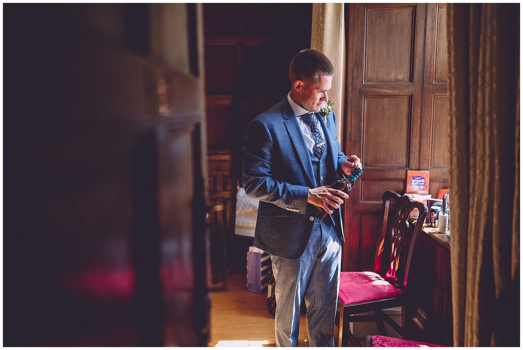 Groom at St Donat's Castle