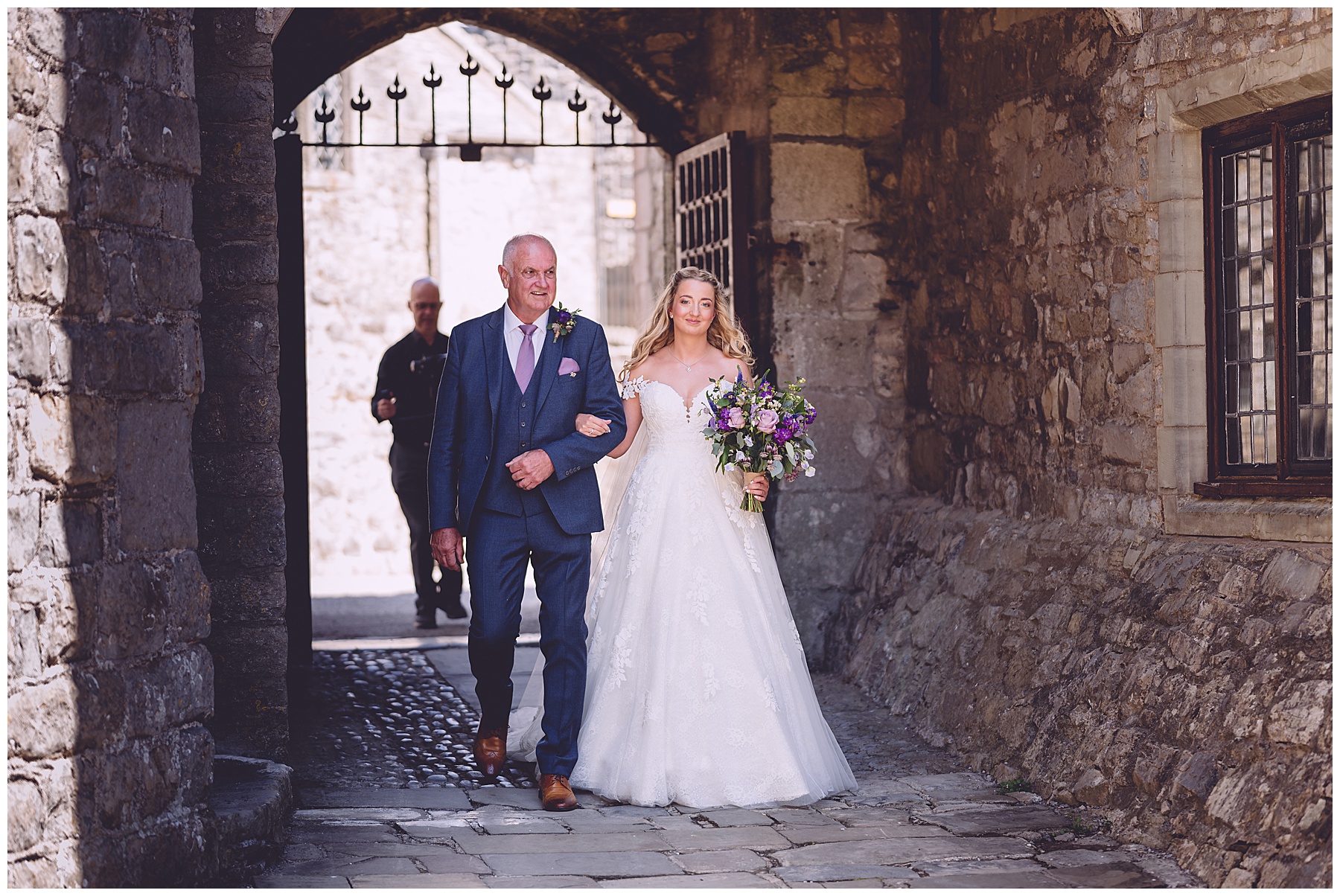 Bride Arriving at St Donat's Castle