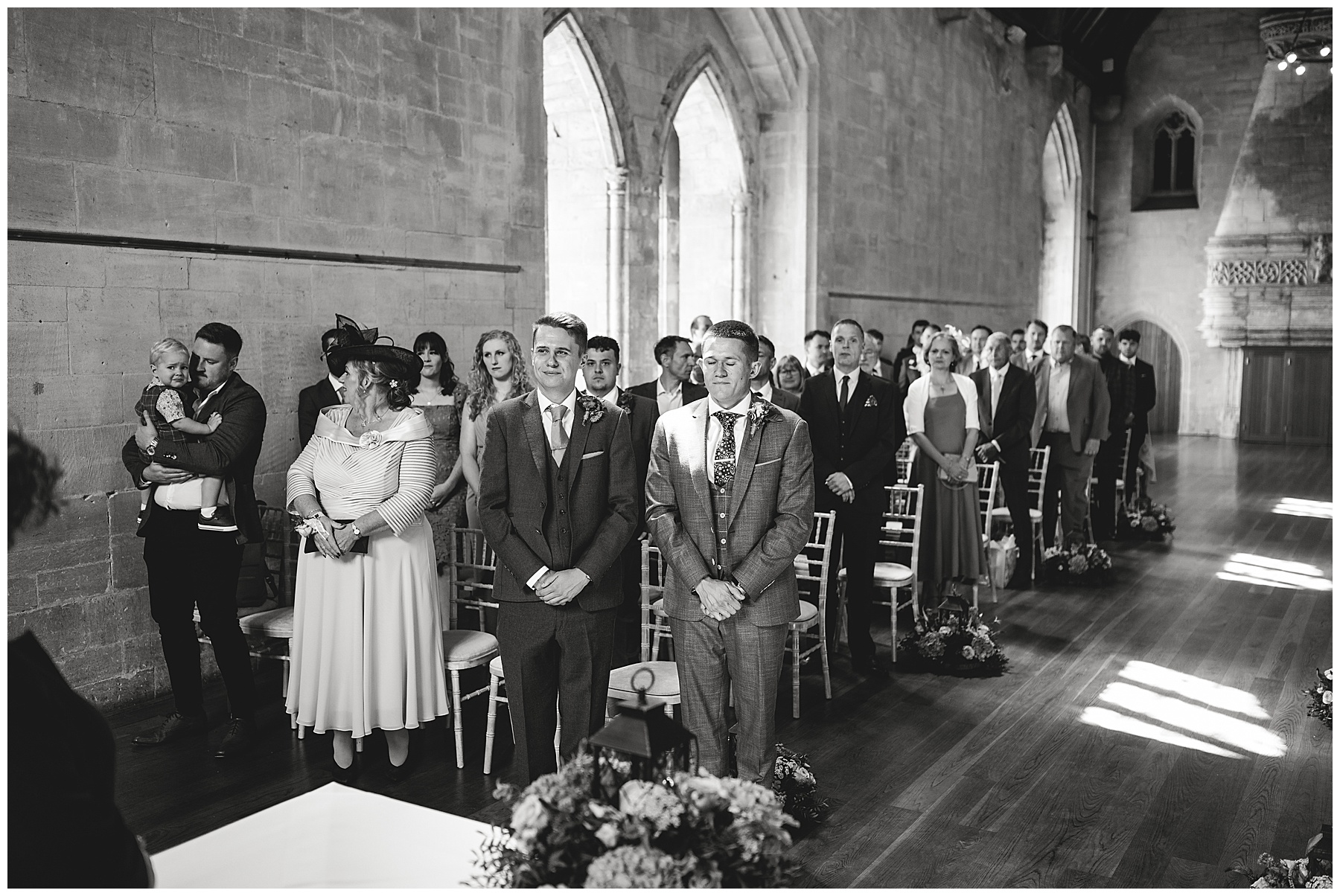 Wedding Ceremony at St Donat's Castle