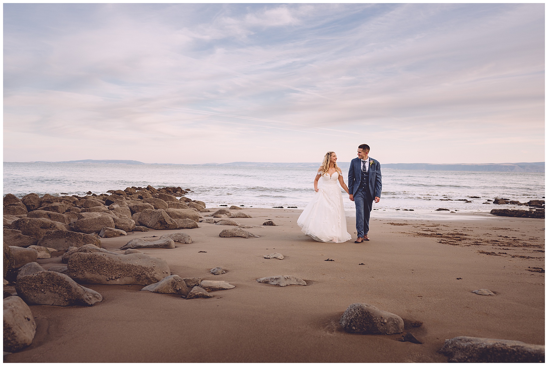 Wedding Photos at St Donat's Beach