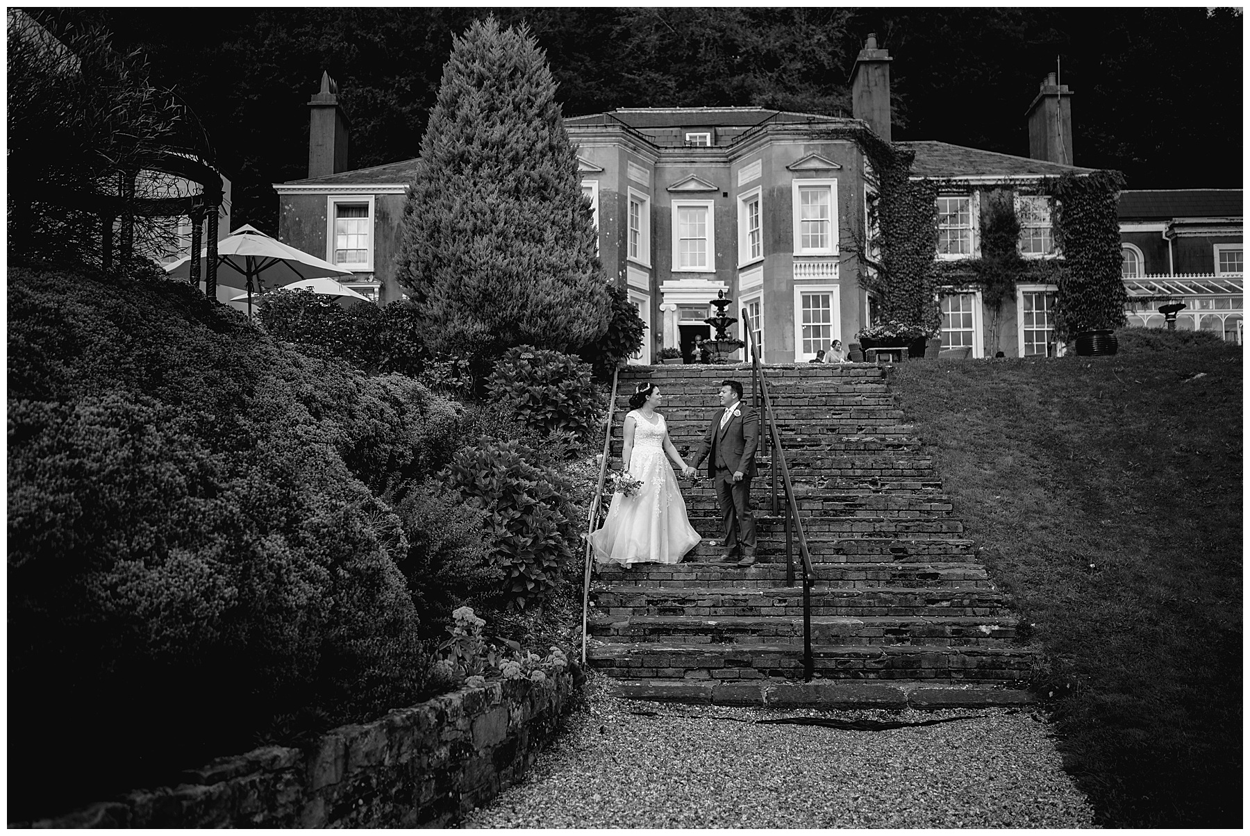 Bride & Groom at New House Hotel