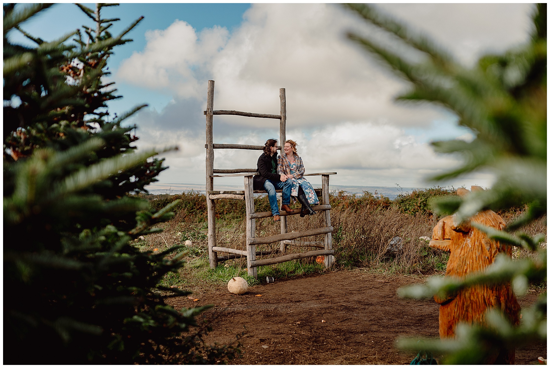 Engagement Photos at Gower Farm