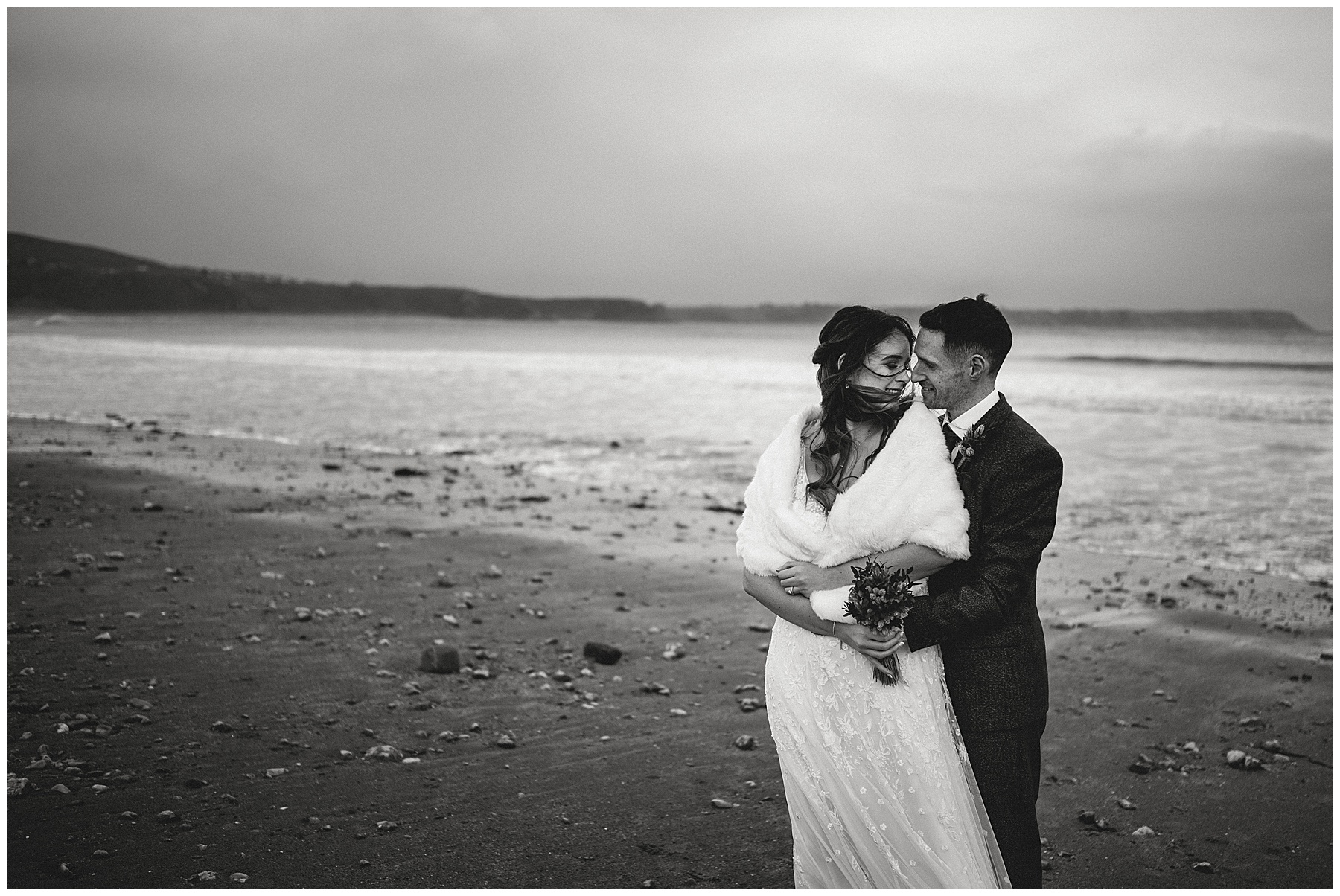 Wedding Sunset Photos at Oxwich Bay