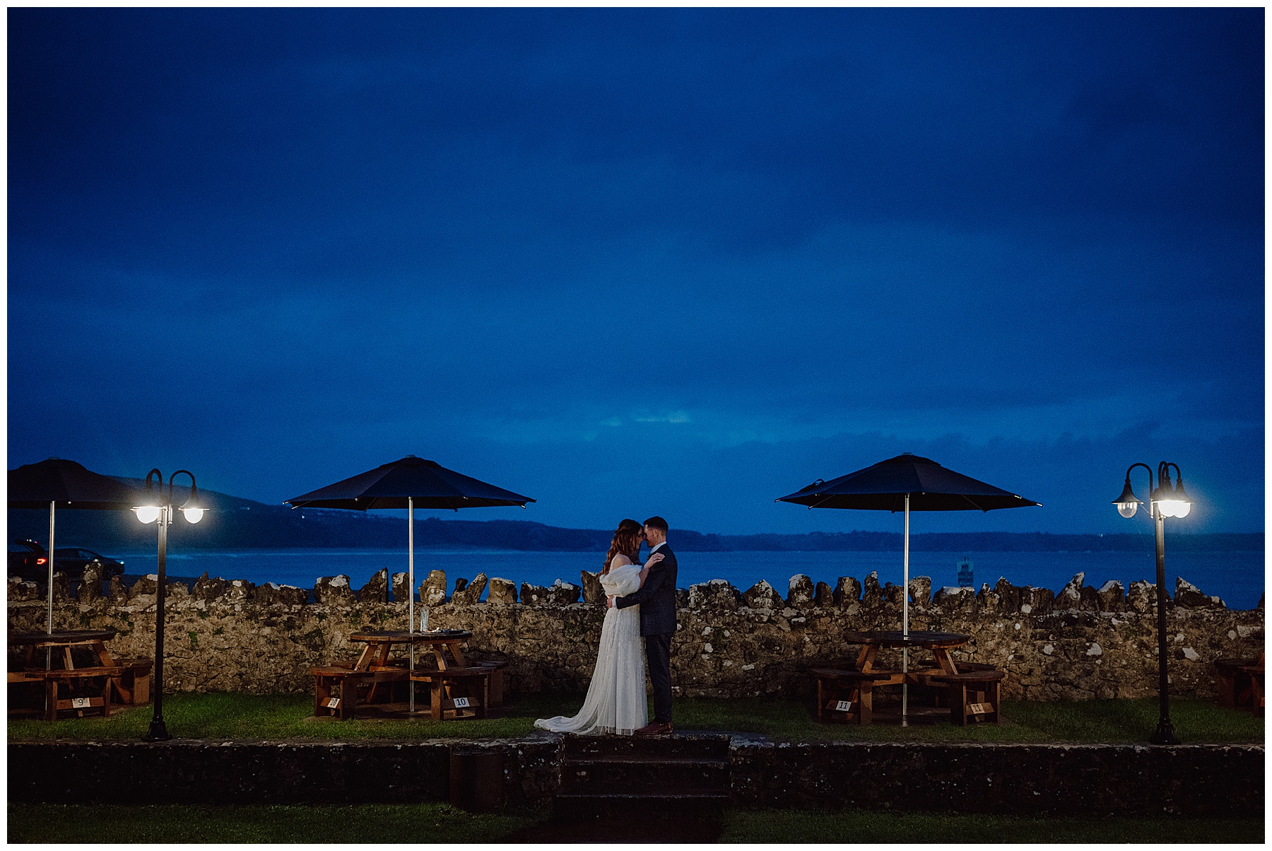 Blue Hour Photography at Oxwich Wedding