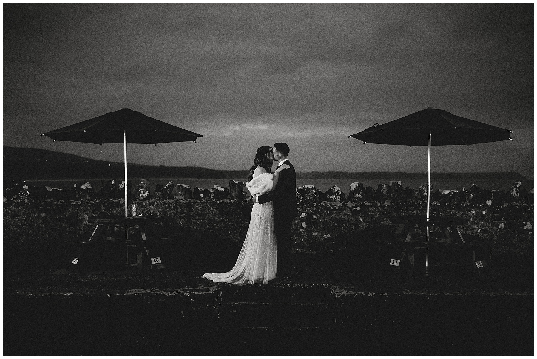 Blue Hour Photography at Oxwich Wedding