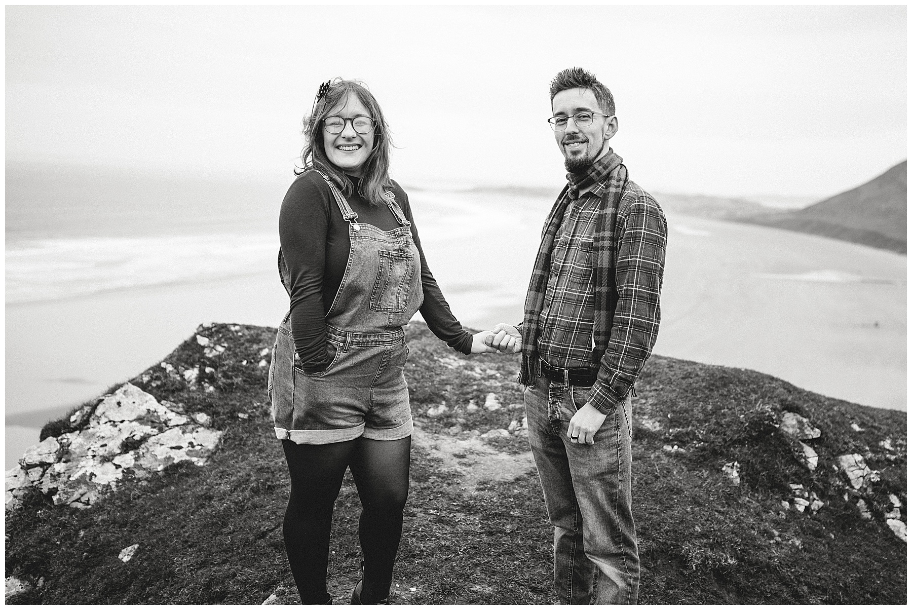 Engagement Photos at Rhossili, Gower