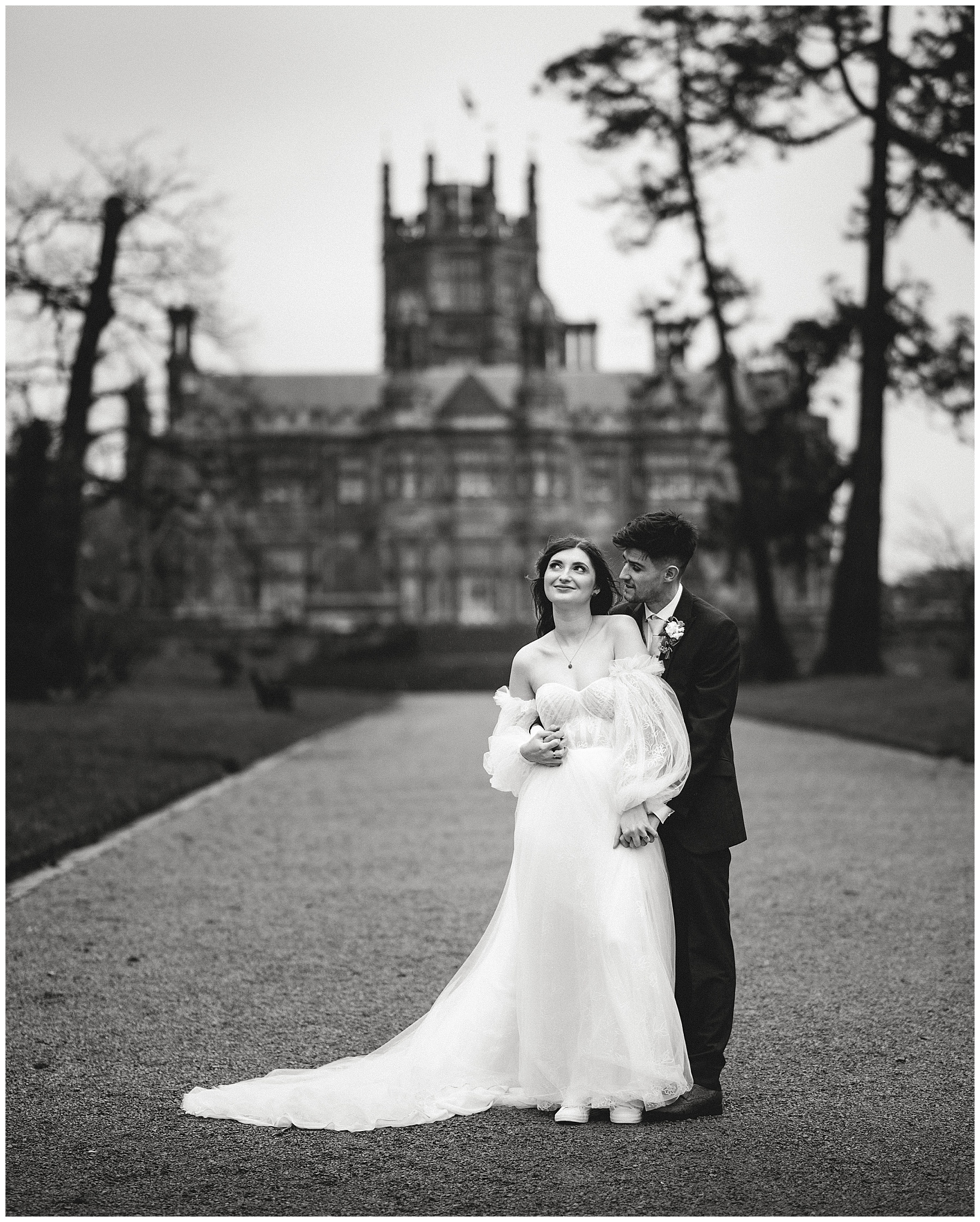 Wedding Photography at Margam with Bride & Groom