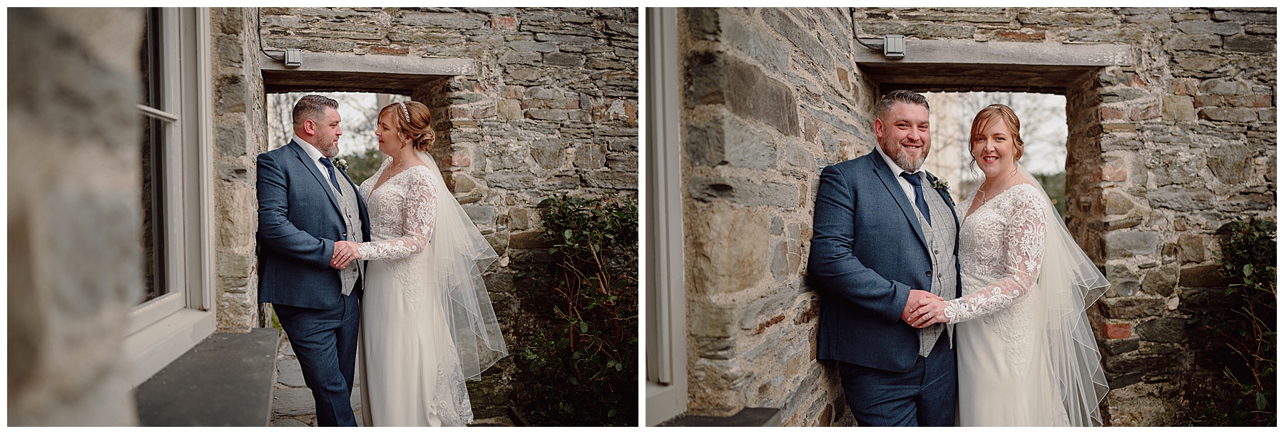 Bride & Groom Photos at Cardigan Castle Wedding