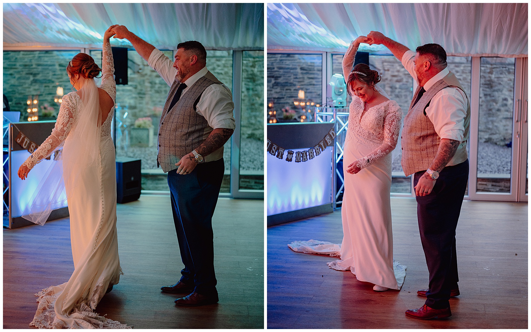 First Dance at Cardigan Castle Wedding