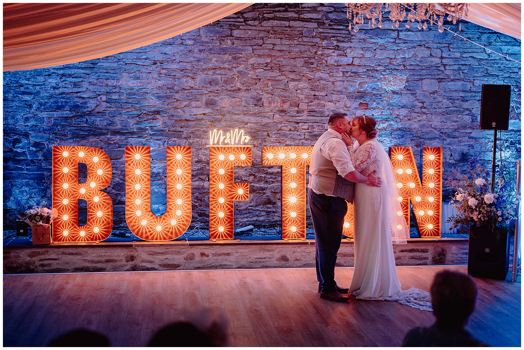 First Dance at Cardigan Castle Wedding