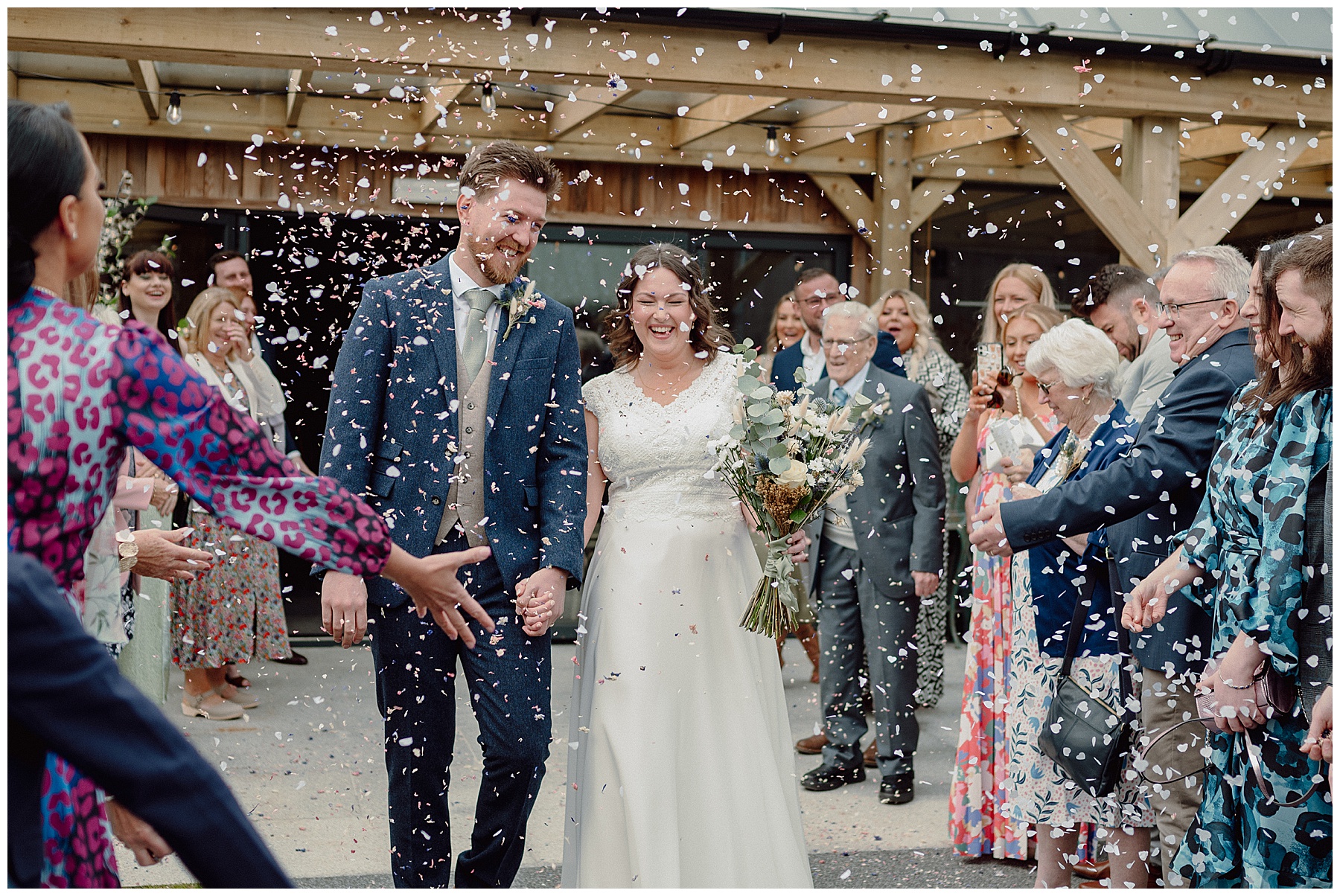 Confetti at Courtyard Wales