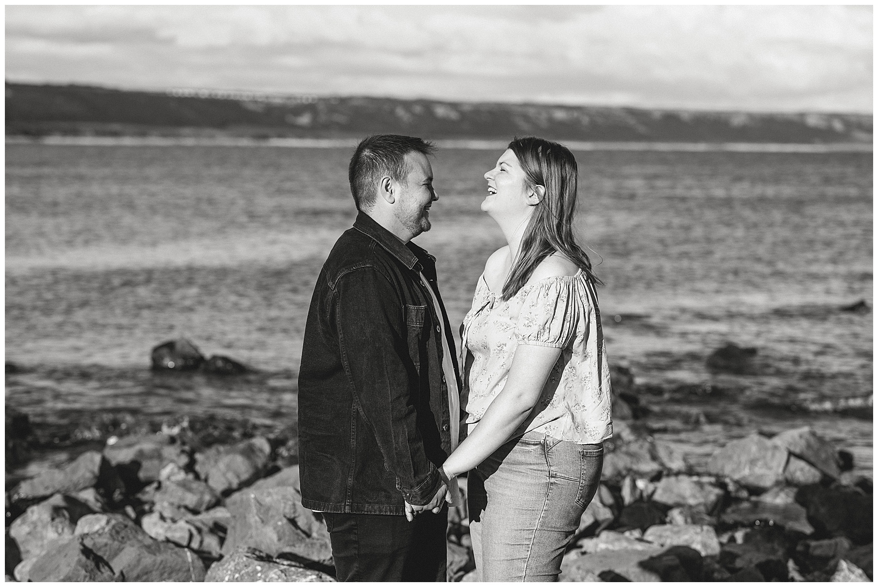 Engagement Photos at Port Eynon Gower