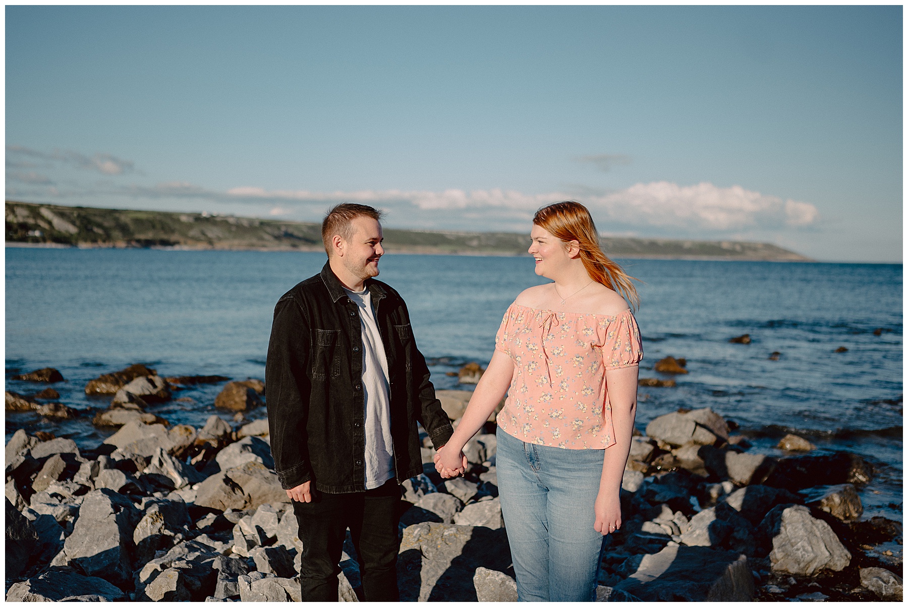 Engagement Photos at Port Eynon Gower