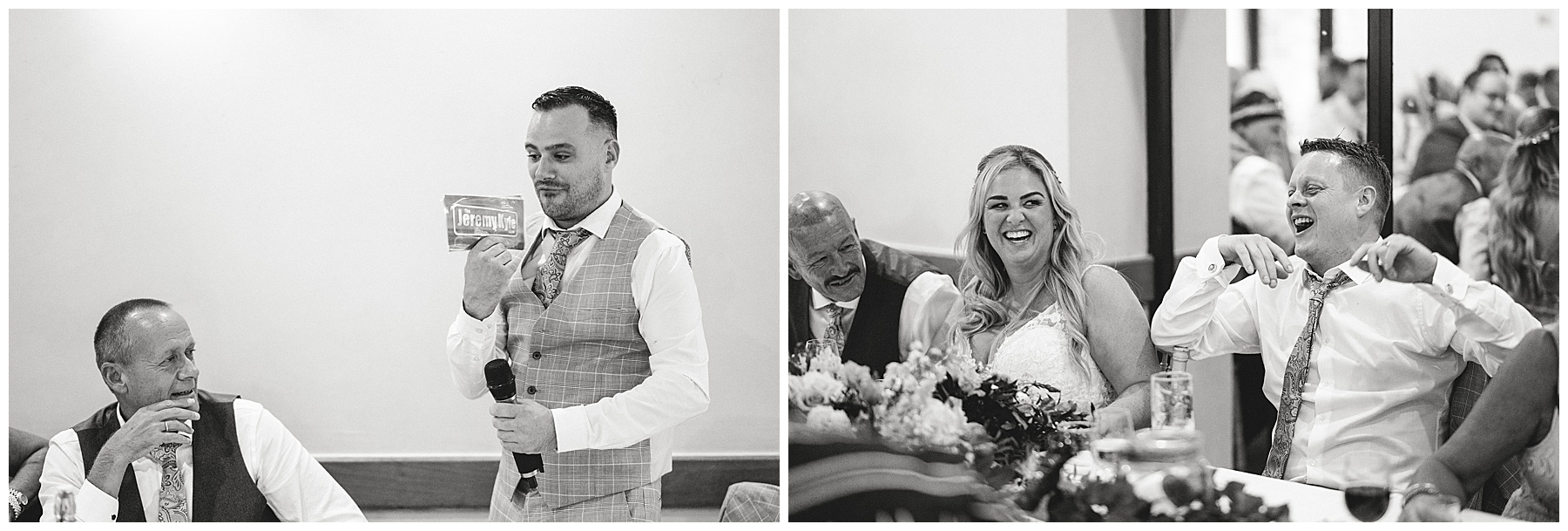 Wedding Speeches at Canada Lodge Cardiff