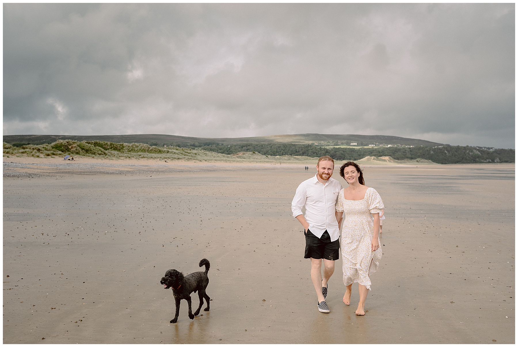 Engagement Photos at Oxwich Bay Gower