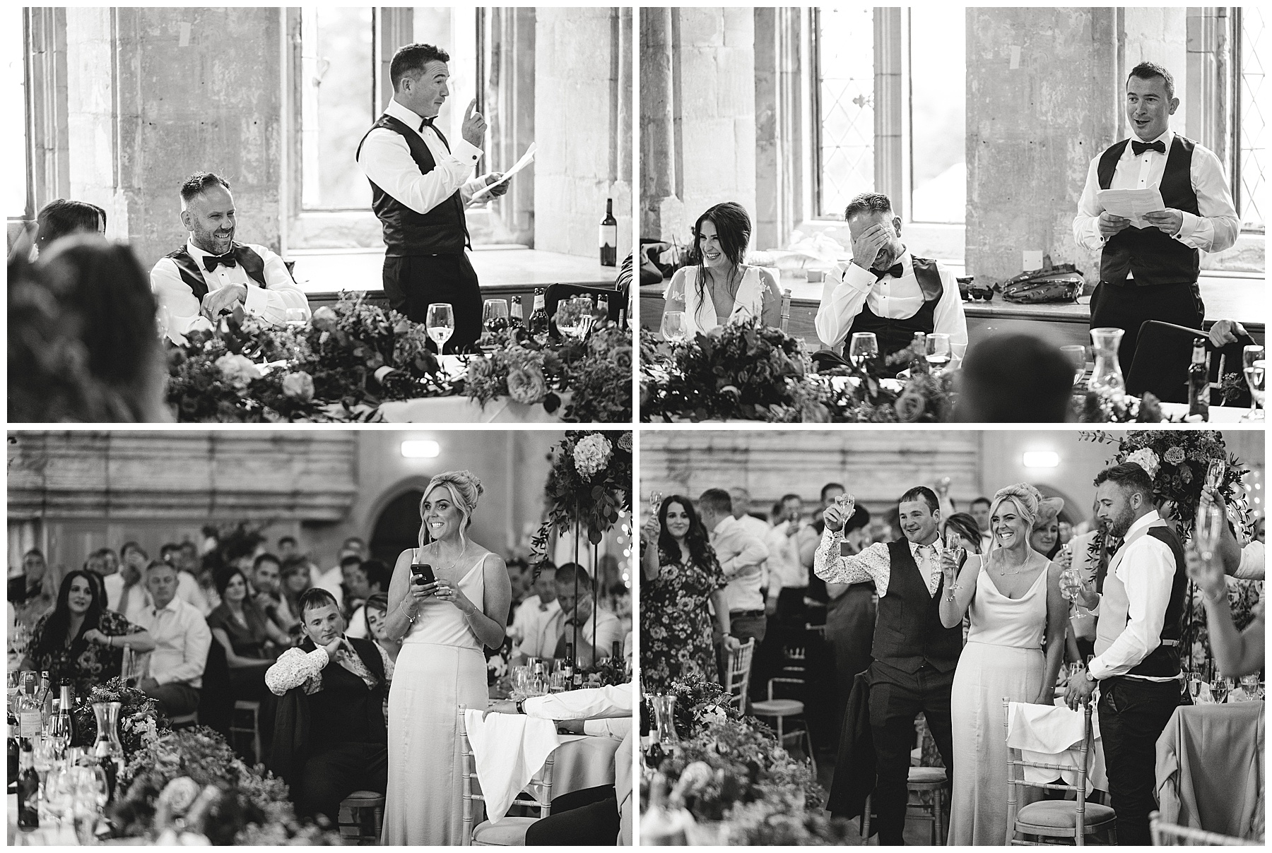 Wedding Speeches at St Donat's Castle