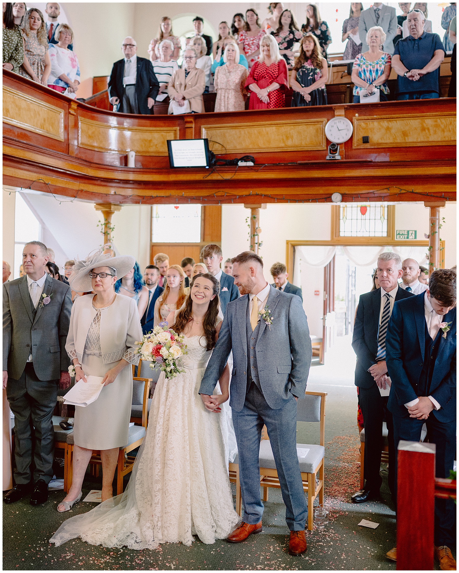 Bride & Groom in Church Wedding