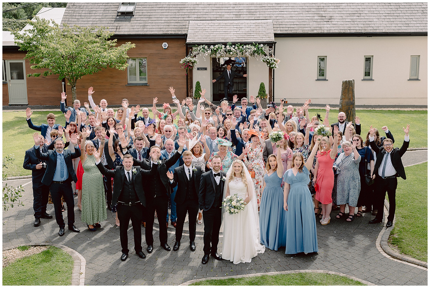 Wedding Guests at Oldwalls Gower