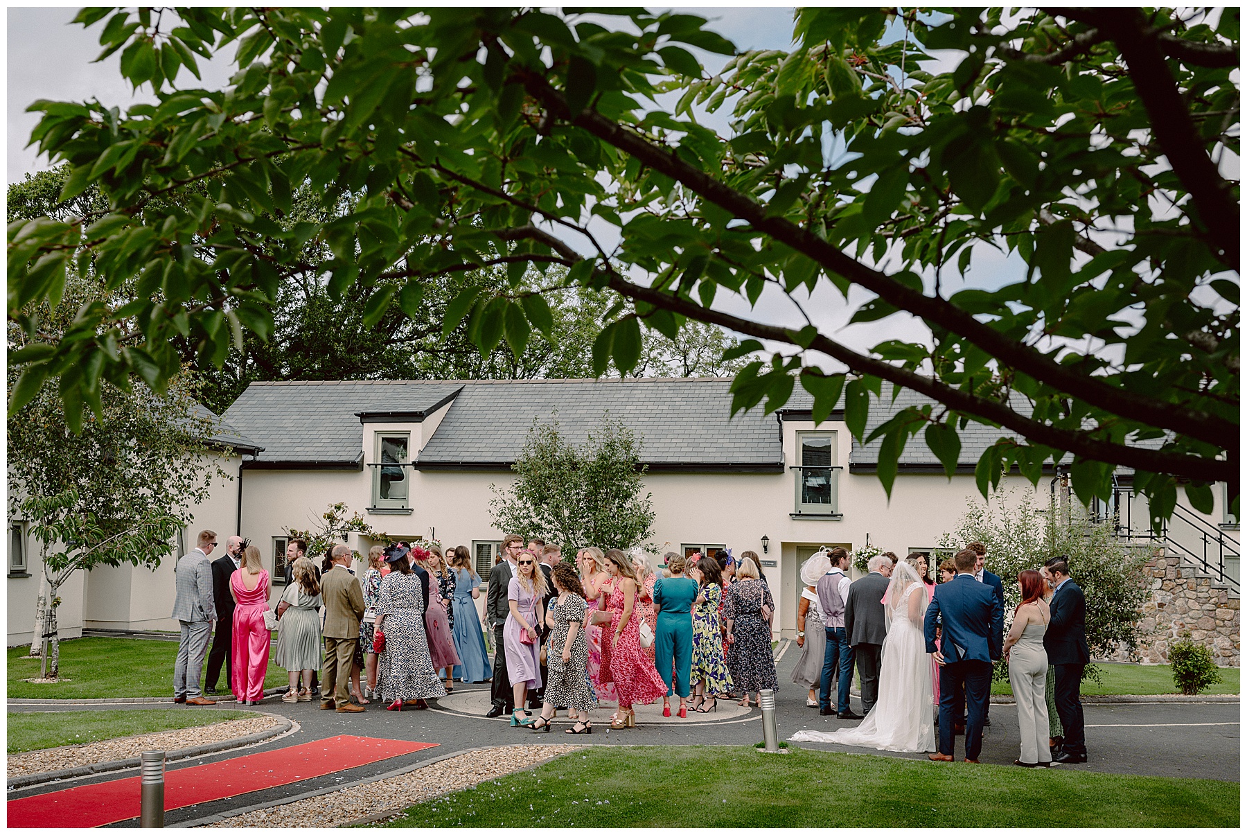Wedding Guests at Oldwalls Gower
