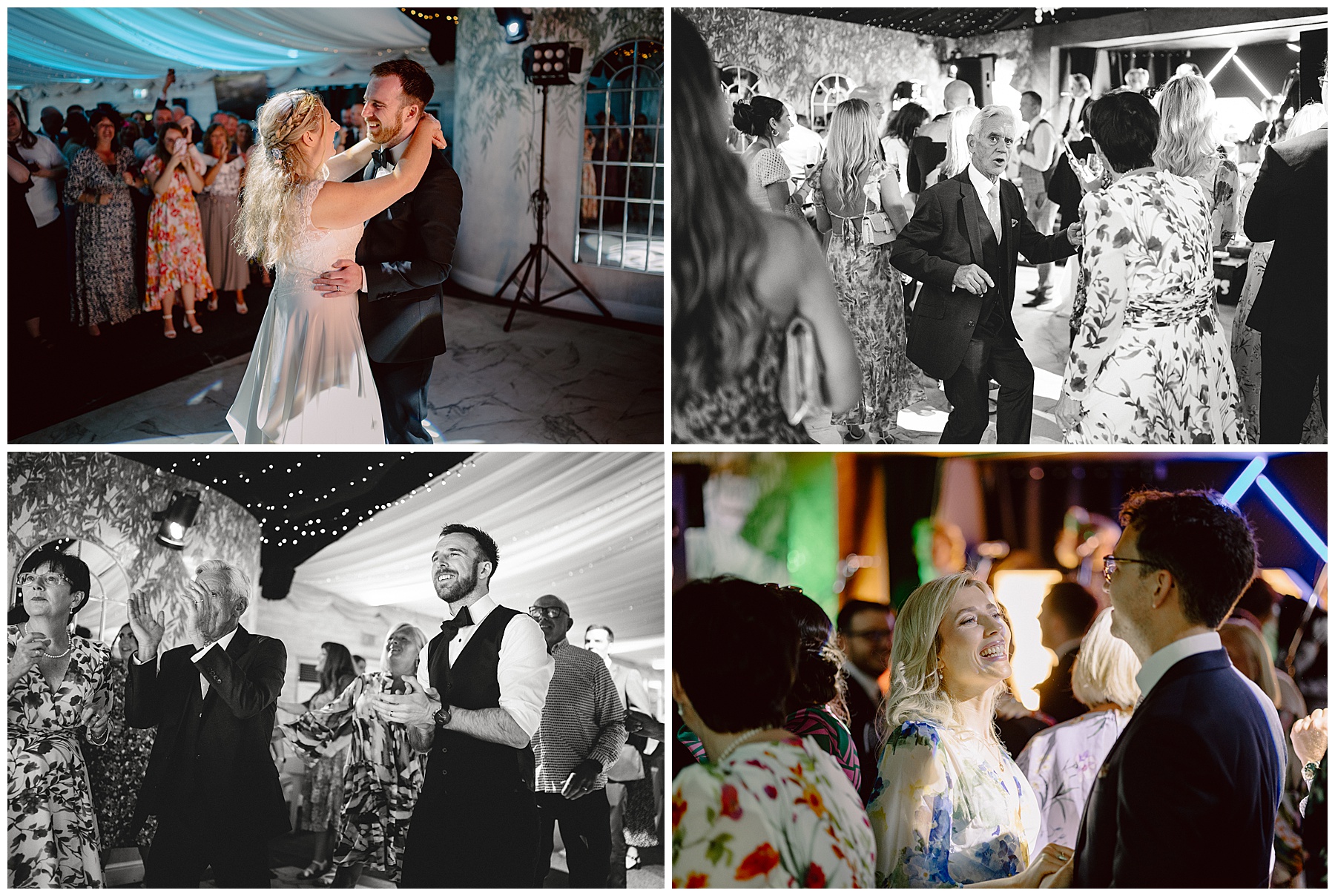Wedding Guests Dancing at Oldwalls Gower