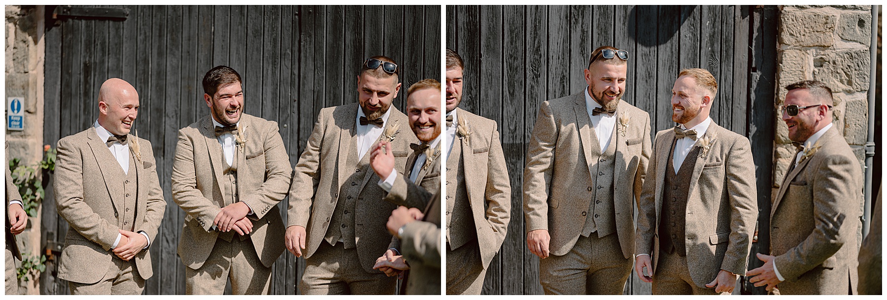 Groomsmen at Lyde Court