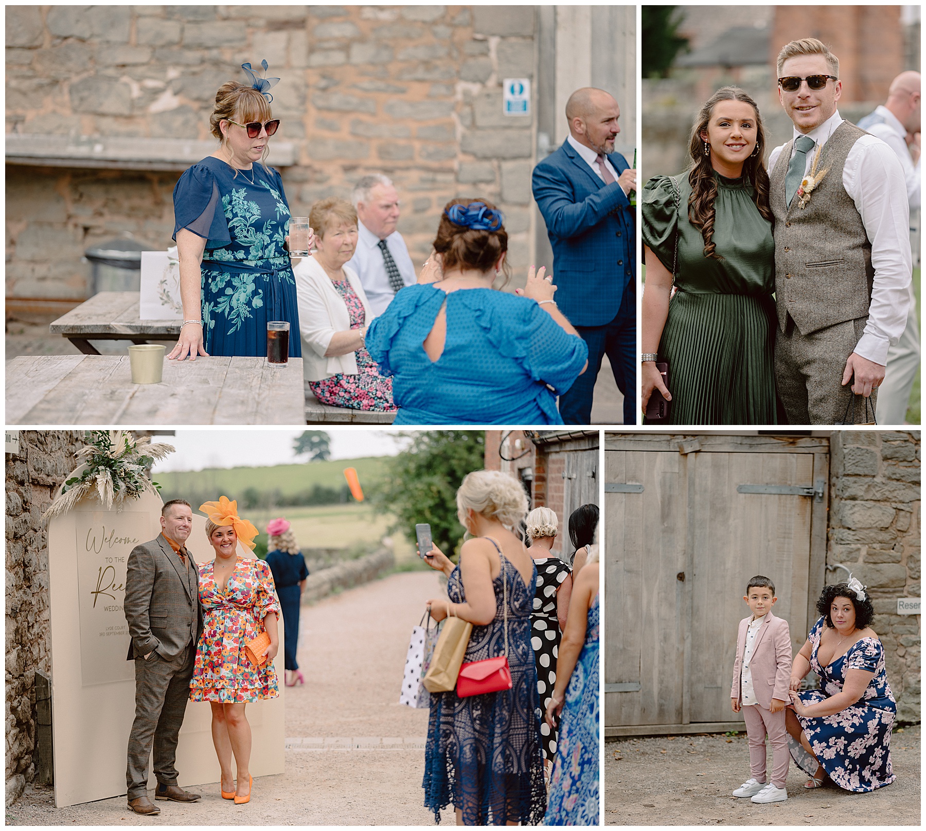 Wedding Guests at Lyde Court