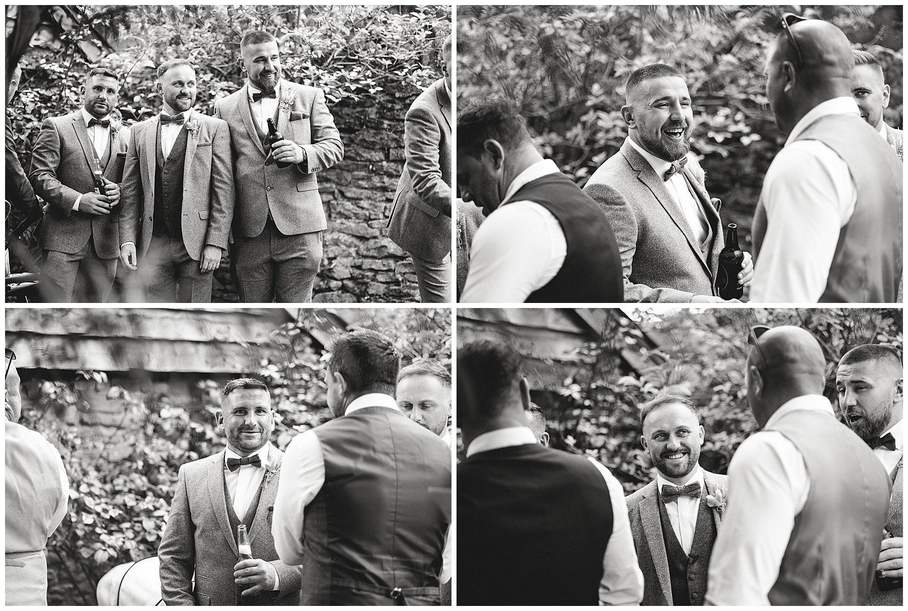 Groomsmen at Lyde Court
