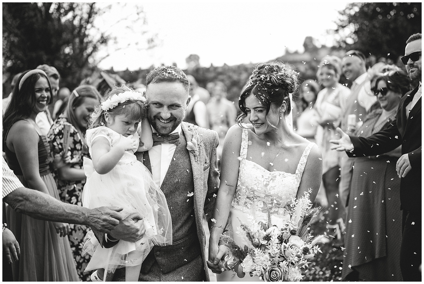Wedding Confetti at Lyde Court