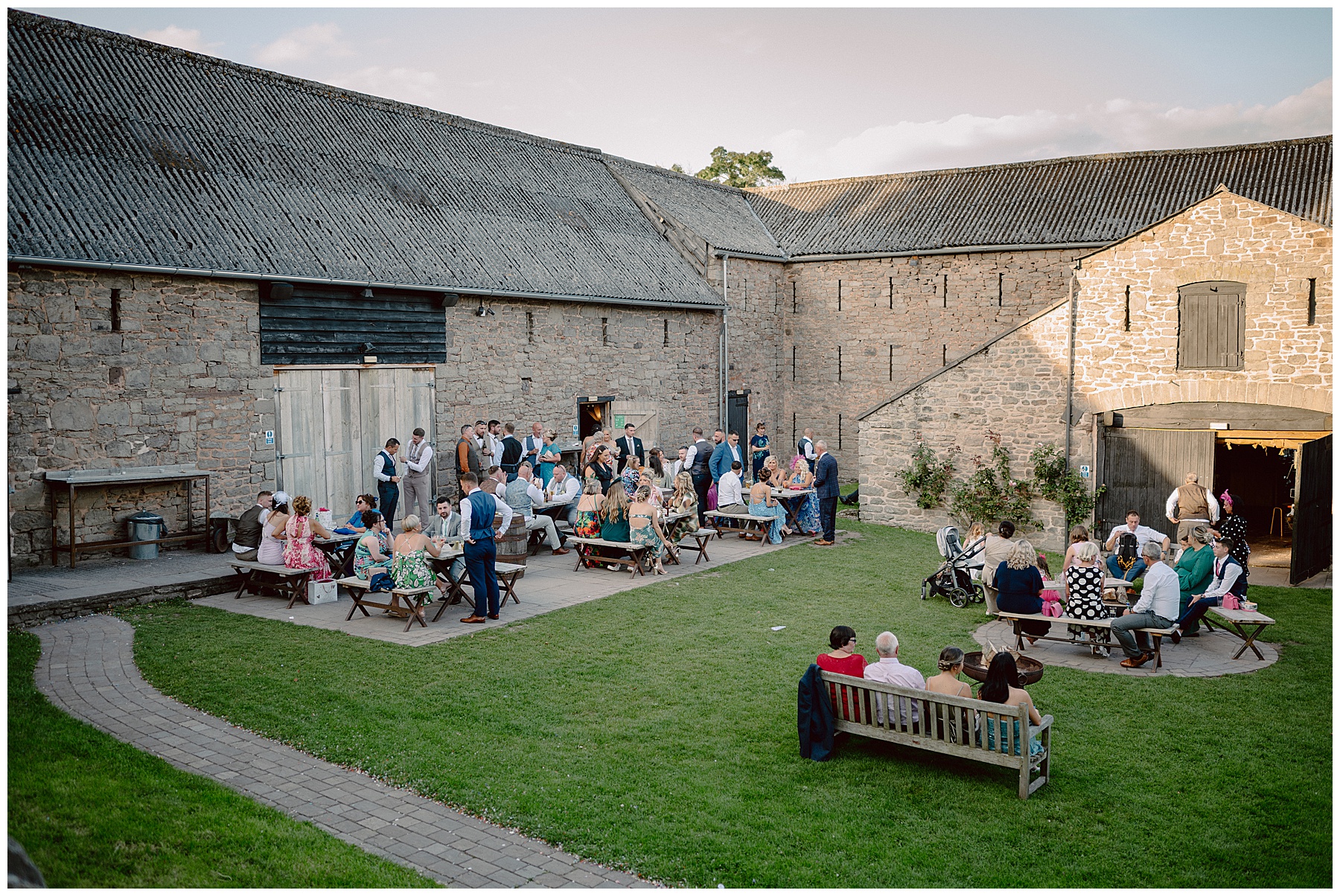 Lyde Court Wedding Guests