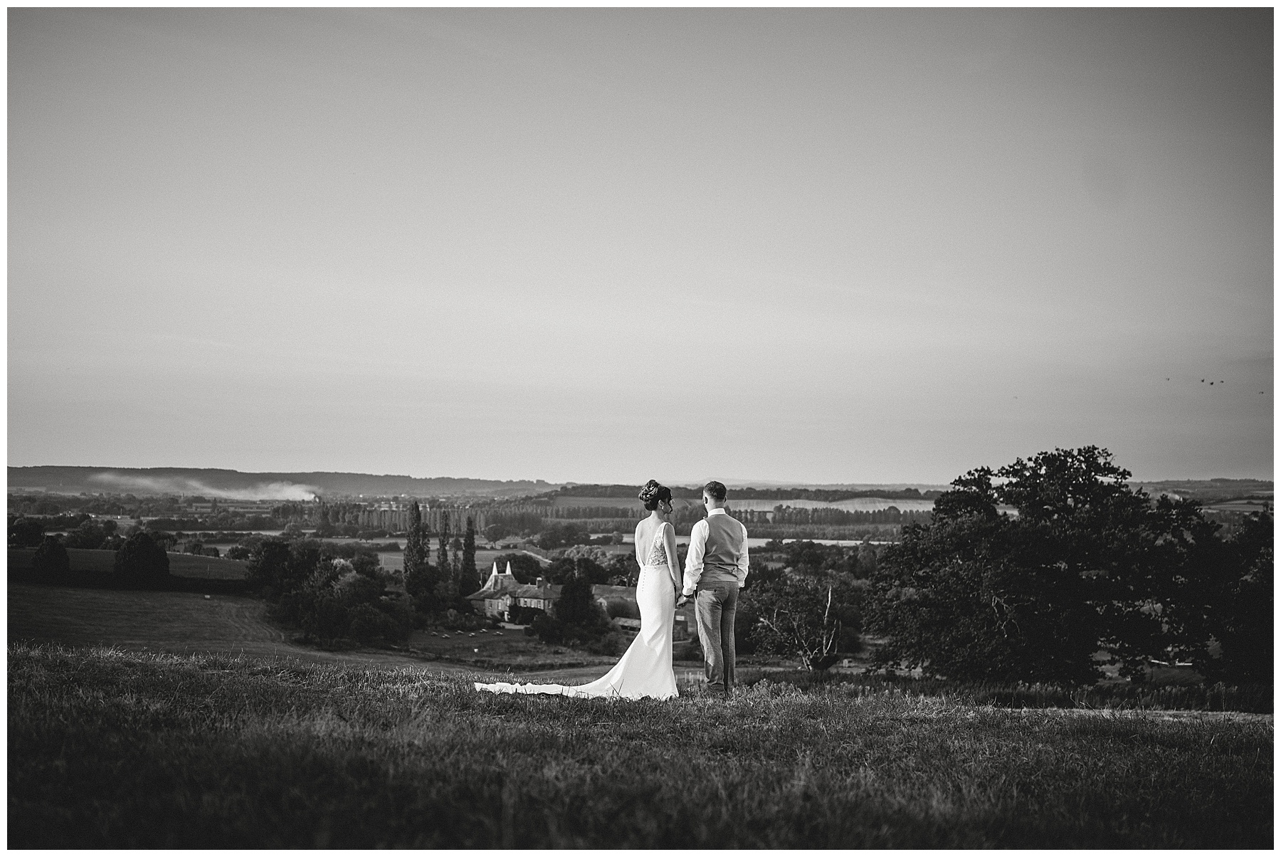 Bride & Groom Wedding Photos at Lyde Court Hereford
