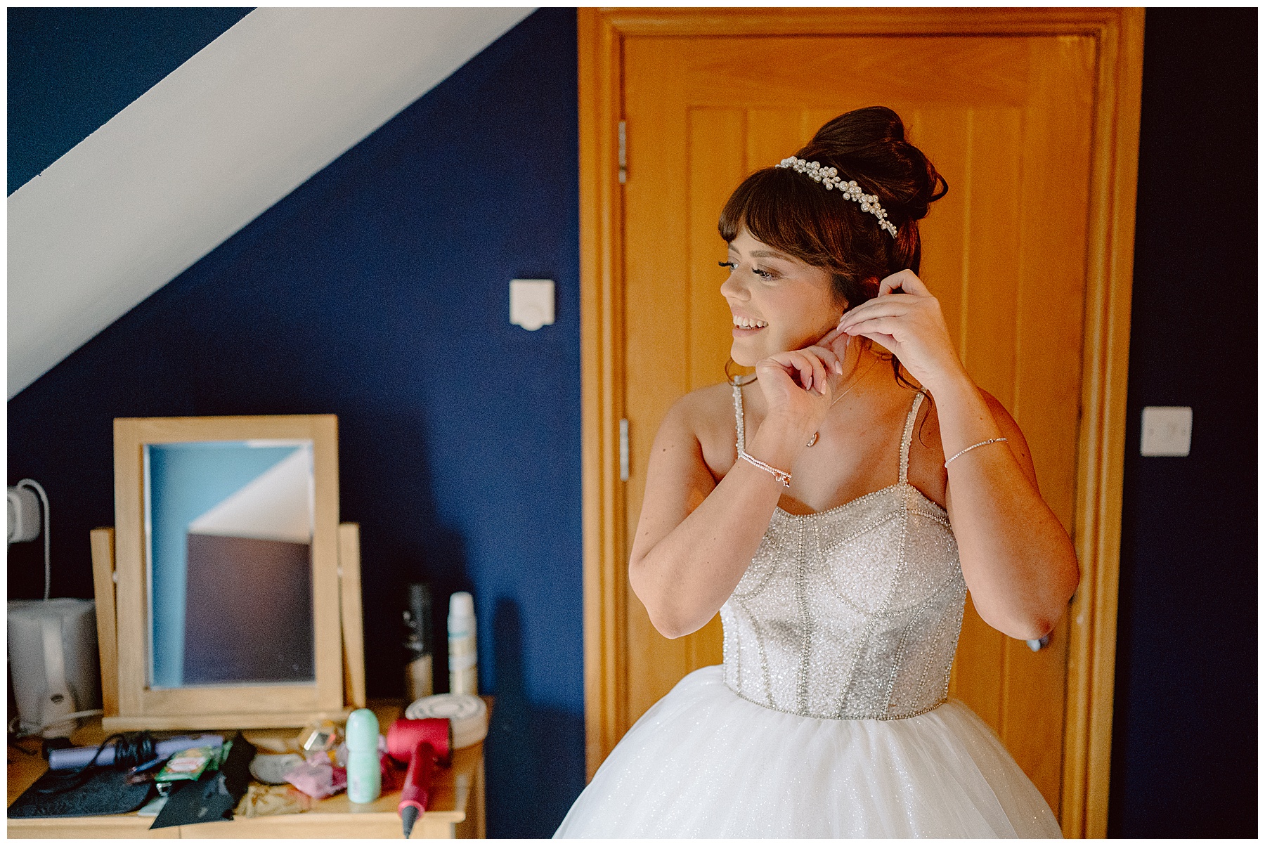 Bride Getting Ready at Oldwalls